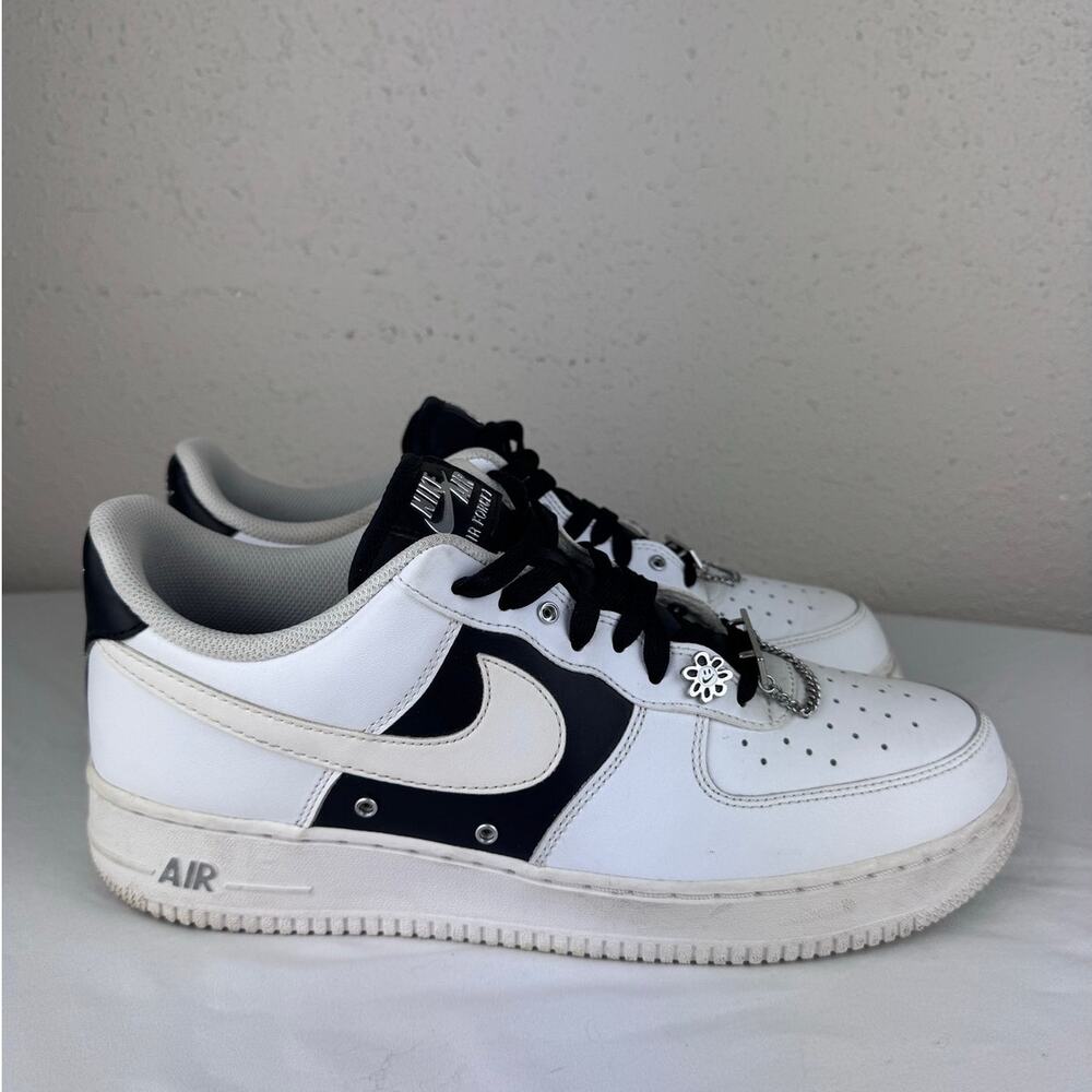 Nike Air Force 1 '07 Premium "Silver Chain" Sneakers Mens size 11